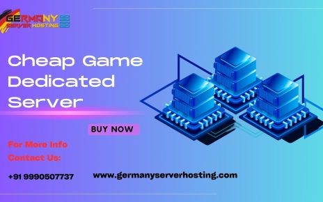 Visualizing the Power of Affordable Gaming – An icon representing Cheap Game Dedicated Server surrounded by gaming controllers and symbols, depicting seamless performance and exclusive resource access.